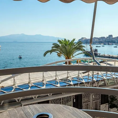 Panorama - Free Rooftop Pool Entry 公寓 Sarandë